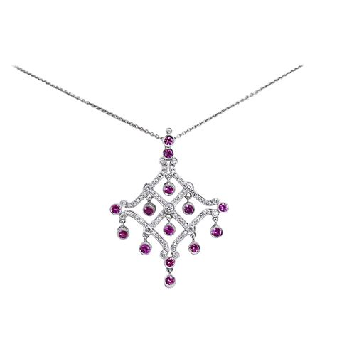 louis vuitton pink sapphire and diamond necklace|Louis Vuitton high jewelry collection.